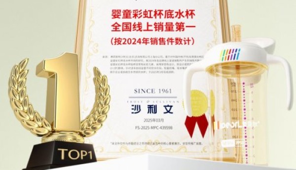 爱贝尔彩虹水杯：全网销量第一，宝宝学饮的安心之选！
